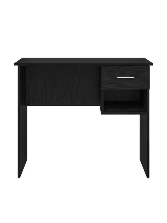 Γραφείο Ξύλινο Μαύρης Δρυς 90x49.5x75εκ.