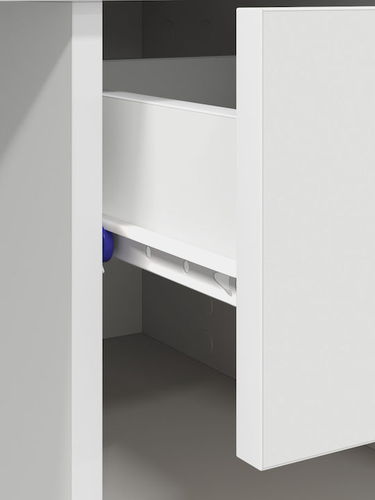 Computer Büro Holz White 90x49.5x75cm