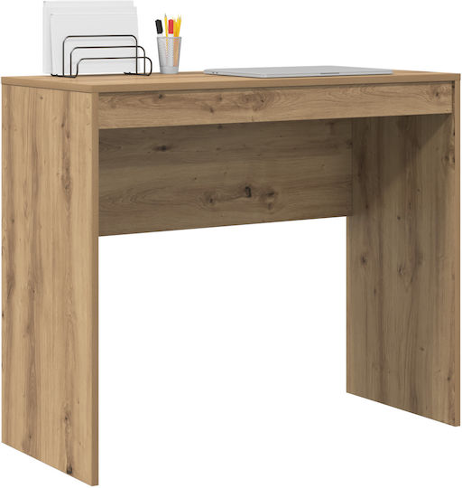 Desk Wooden Oak 90x40x76cm