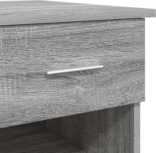 Birou Din Lemn Gri Sonoma 90x49,5x75cm