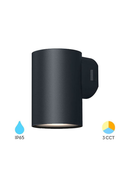 Braytron Wall-Mounted Outdoor Spot LED IP65 with Adjustable White Light 9.9x11.5cm