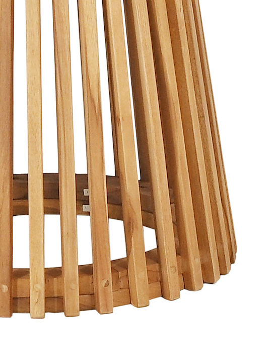 Garden & Terrace Table for Small Outdoor Spaces from Teak Brown 70x70x75cm