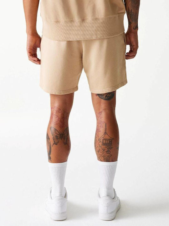 New Era Nba Washed Chicago Bulls Αθλητική Ανδρική Βερμούδα Beige
