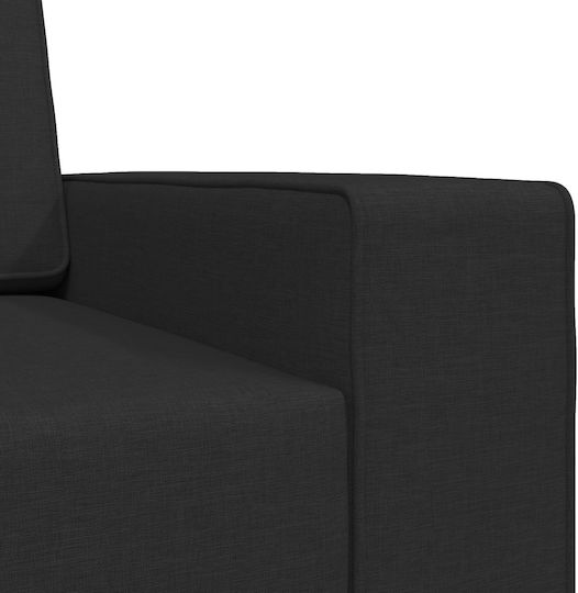 Ecksofa Schlafsofa Schwarz 245x150x60,5 cm