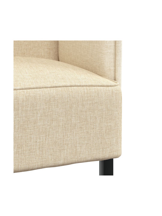 Ecke Sofa Cream 109x56x121cm