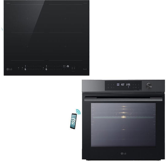 LG Over Counter Oven 76lt with Induction Hobs W59.2cm.