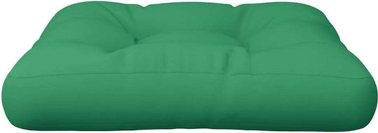 vidaxl Pernă Pentru Palet Verde 58 X 58 X 10 Cm Pânză