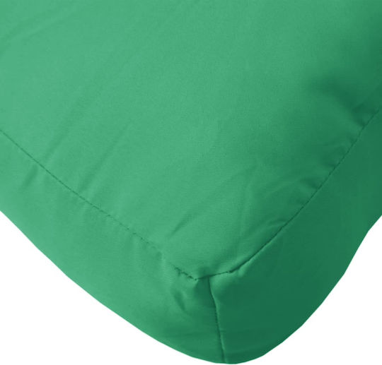 vidaxl Pernă Pentru Palet Verde 58 X 58 X 10 Cm Pânză