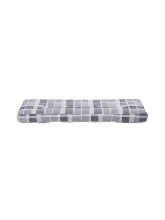 vidaXL Μαξιλάρι για Παγκάκι Παλέτας Γκρι 40x120εκ.