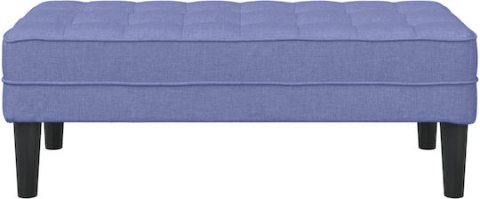 Stoff-Tabouret Mit Blauer Farbe 113x57x39cm