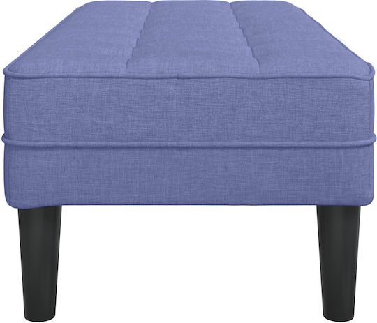 Stoff-Tabouret Mit Blauer Farbe 113x57x39cm