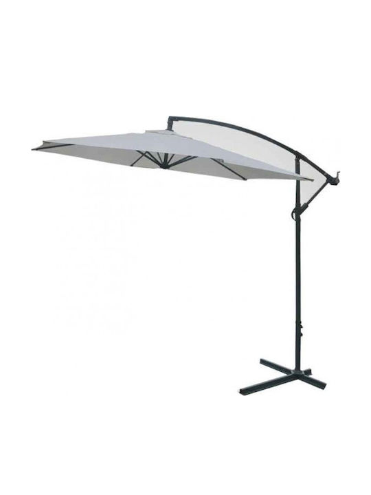 Umbrelă Rotundă Din Aluminiu Ecru Φ3m