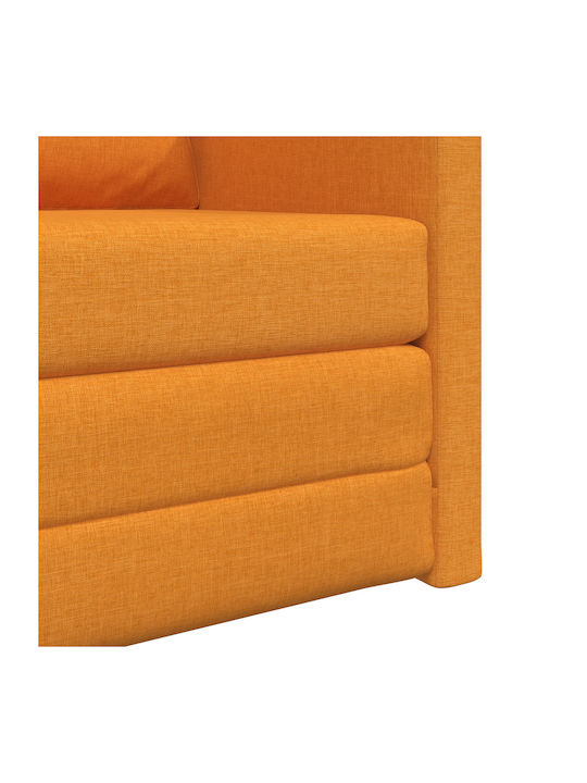Armchair Bed Dark Yellow 74x77x81cm