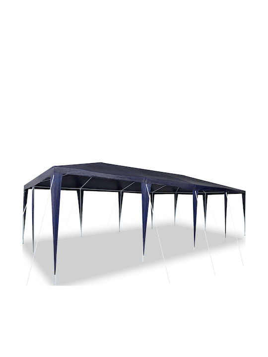 vidaXL Τέντα Βεράντας Navy Μπλε 8x4m