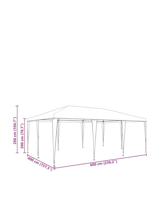 vidaXL Garden Freestanding Gazebo Green 6x4cm