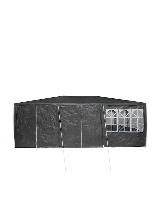 vidaXL Κιόσκι Κήπου Γκρι 6x4m