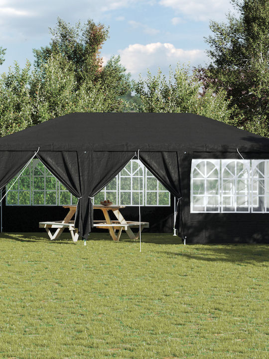 vidaXL Κιόσκι Κήπου Γκρι 6x4m