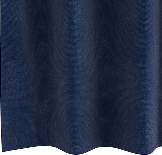 vidaXL Set of Curtains with Grommets Blue 140x225cm