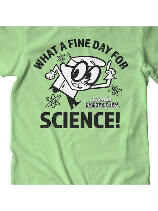 What A Fine Day Science T-shirt T-shirt Mint Green Ανδρικό Wb-1-dl001-h97-mg