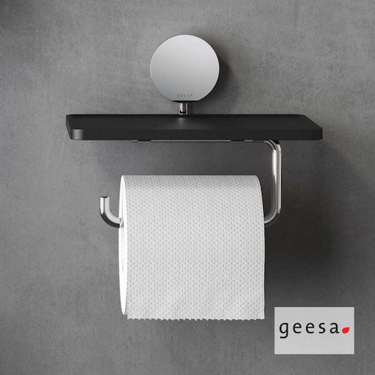 Geesa Opal Wall-mounted Paper Holder Inox Silver