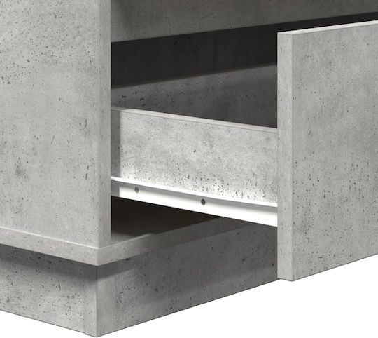 Συρταριέρα Креватокамарас Дървена Concrete Grey 71x34.5x75бр