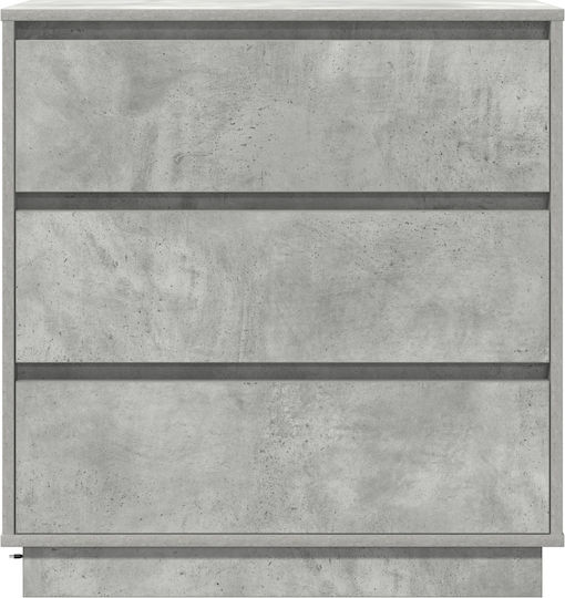 Συρταριέρα Креватокамарас Дървена Concrete Grey 71x34.5x75бр
