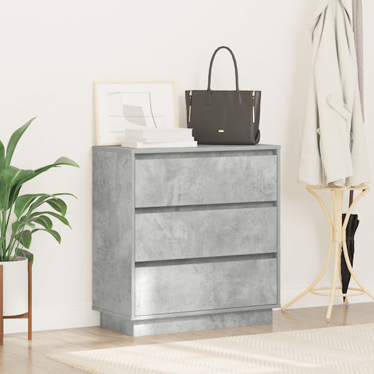 Συρταριέρα Креватокамарас Дървена Concrete Grey 71x34.5x75бр