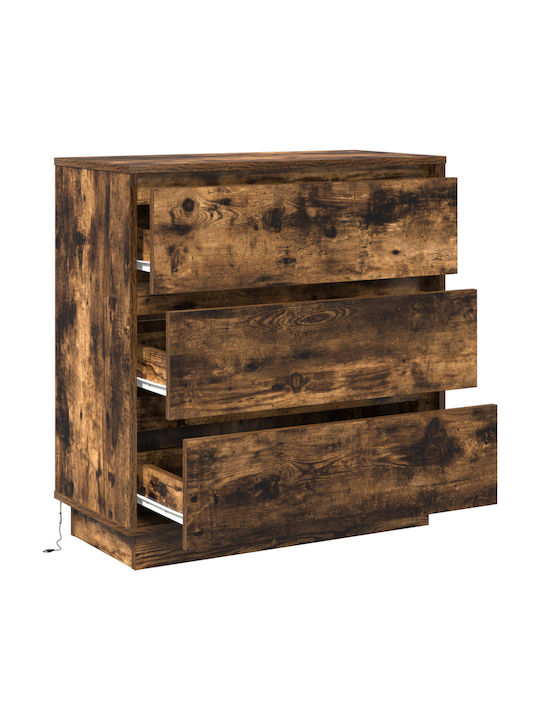Comoda pentru Dormitor Καπνιστό Δρυό 71x34.5x75buc