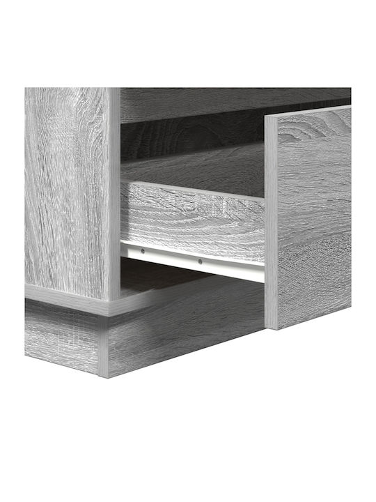 Wooden Chest of Drawers Γκρι Σονομα 71x34.5x75cm