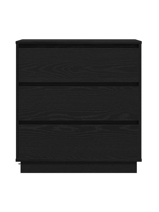 Συρταριέρα Креватокамарас Дървена Black Oak 71x34.5x75бр