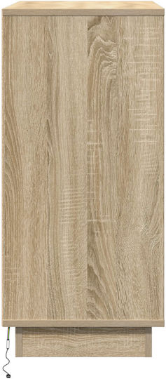 Wooden Chest of Drawers Sonoma Oak 71x34.5x75cm