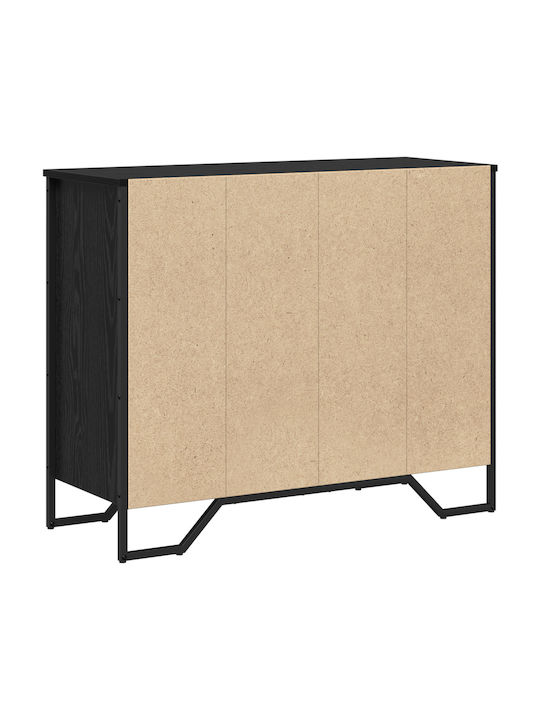 Comoda pentru Dormitor Neagră 91x35.5x74.5buc