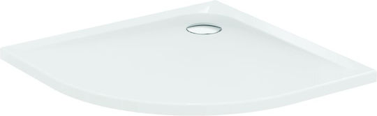 Ideal Standard Doccia Halbkreisförmig Acryl Dusche x80cm Weiß