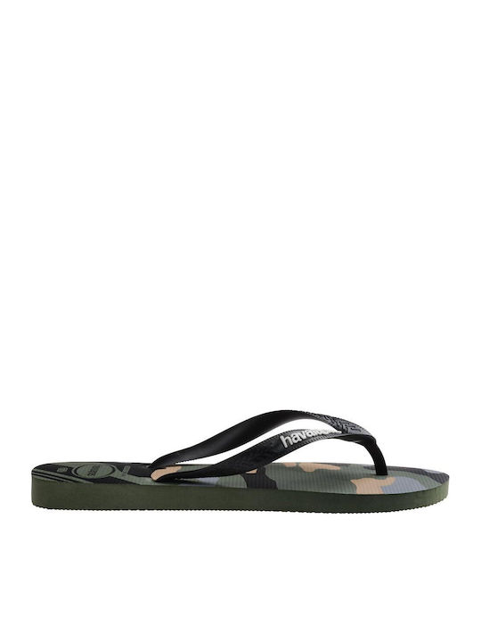 Top Camu Men's Flip Flops Khaki