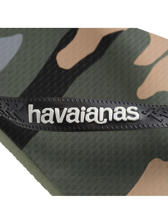Top Camu Men's Flip Flops Khaki