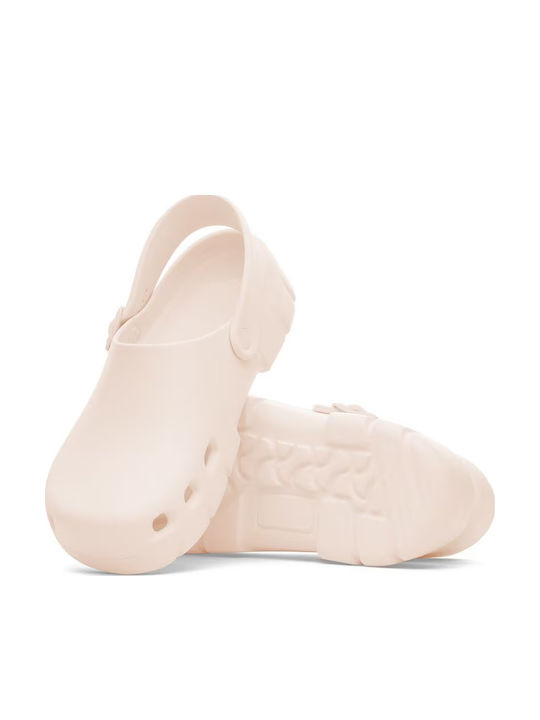 Birkenstock Birki Flow Дамски Анатомични Сандали Розови