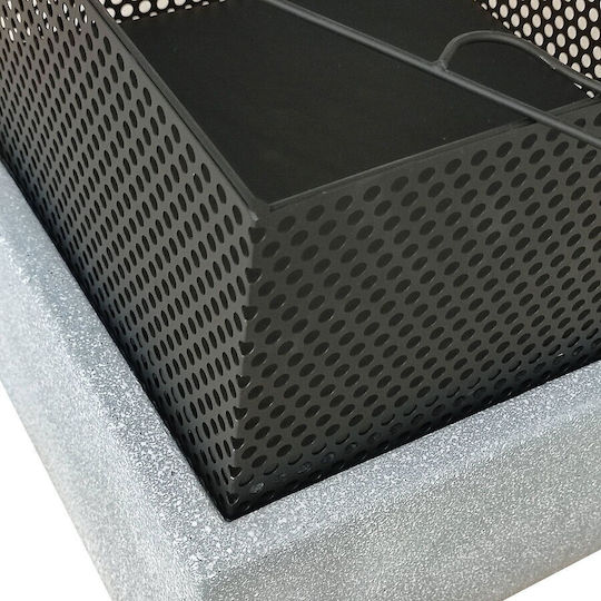 Activa Vază Decorativă din piatra Gri 35x35x35cm 1buc