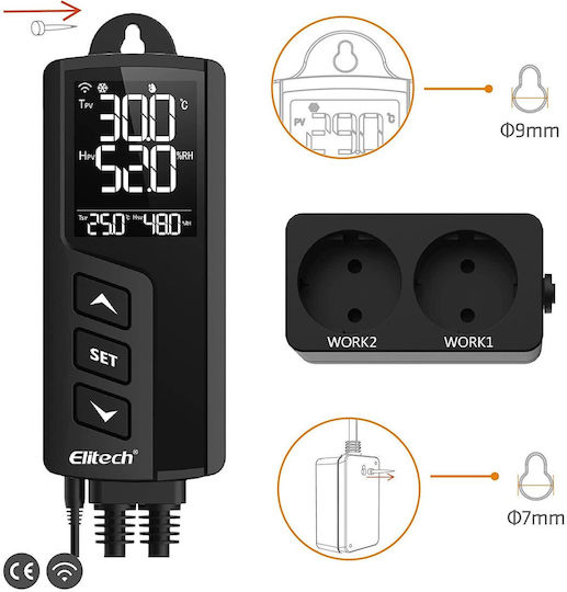 Digital Termostat Spațiu Smart cu Wi-Fi