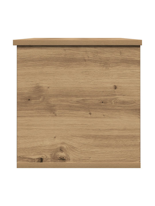 vidaXL Декоративна куфар Дърво Кафяв 102x35x35бр