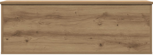vidaXL Διακοσμητικό Μπαούλο Ξύλινο Καφέ 102x35x35εκ.