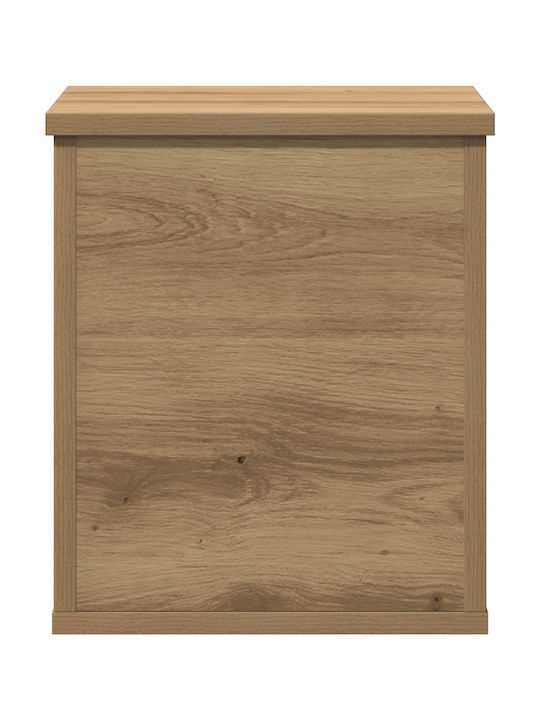 vidaXL Wooden Decorative Trunk Brown 30x35x35cm