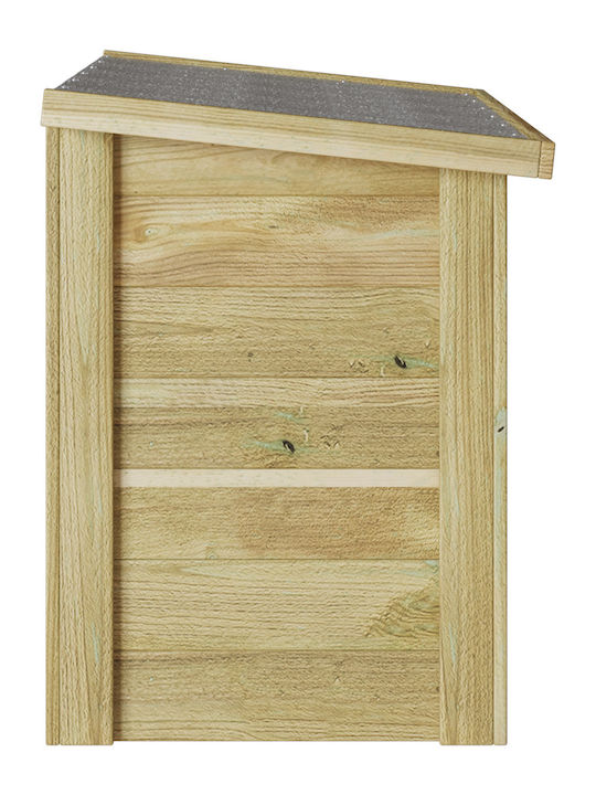 vidaXL Dekorative Truhe Hölzernes Braun 44x80x57cm