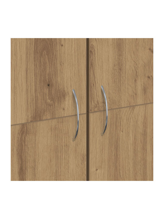 Office Storage Chipboard Closet Walnut L60xW32xH153cm
