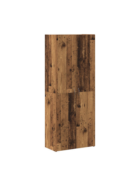Dulap De Depozitare Pentru Birou Din Lemn 60x32x153cm