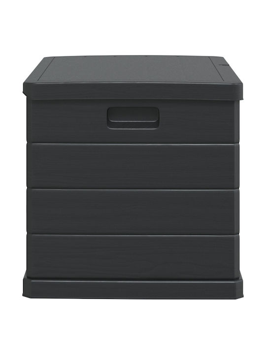 vidaXL Outdoor Storage Box 170lt Gray L77.5xW54.5xH53cm