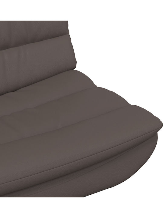 Rotativă Scaun Vizitator în Culoare Maro 63x75x76cm 1buc