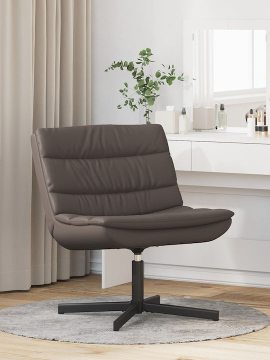 Rotativă Scaun Vizitator în Culoare Maro 63x75x76cm 1buc