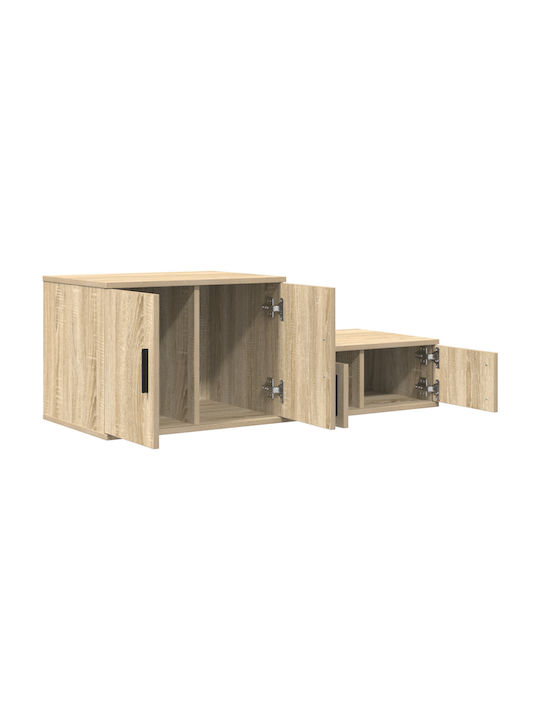 Cabinet Storage Wooden L127xW41xH40cm