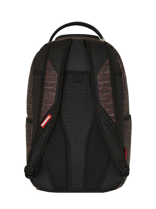 Sprayground DLXR School Bag Backpack Junior High-High School Brown with Water Bottle Holder
