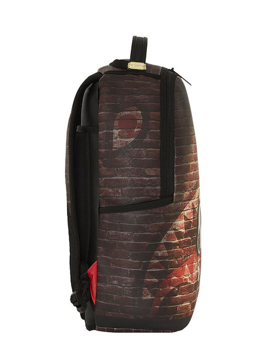Sprayground DLXR School Bag Backpack Junior High-High School Brown with Water Bottle Holder